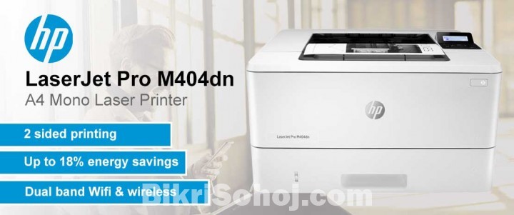 HP LaserJet Pro M404dn(Duplex & Network) Printer